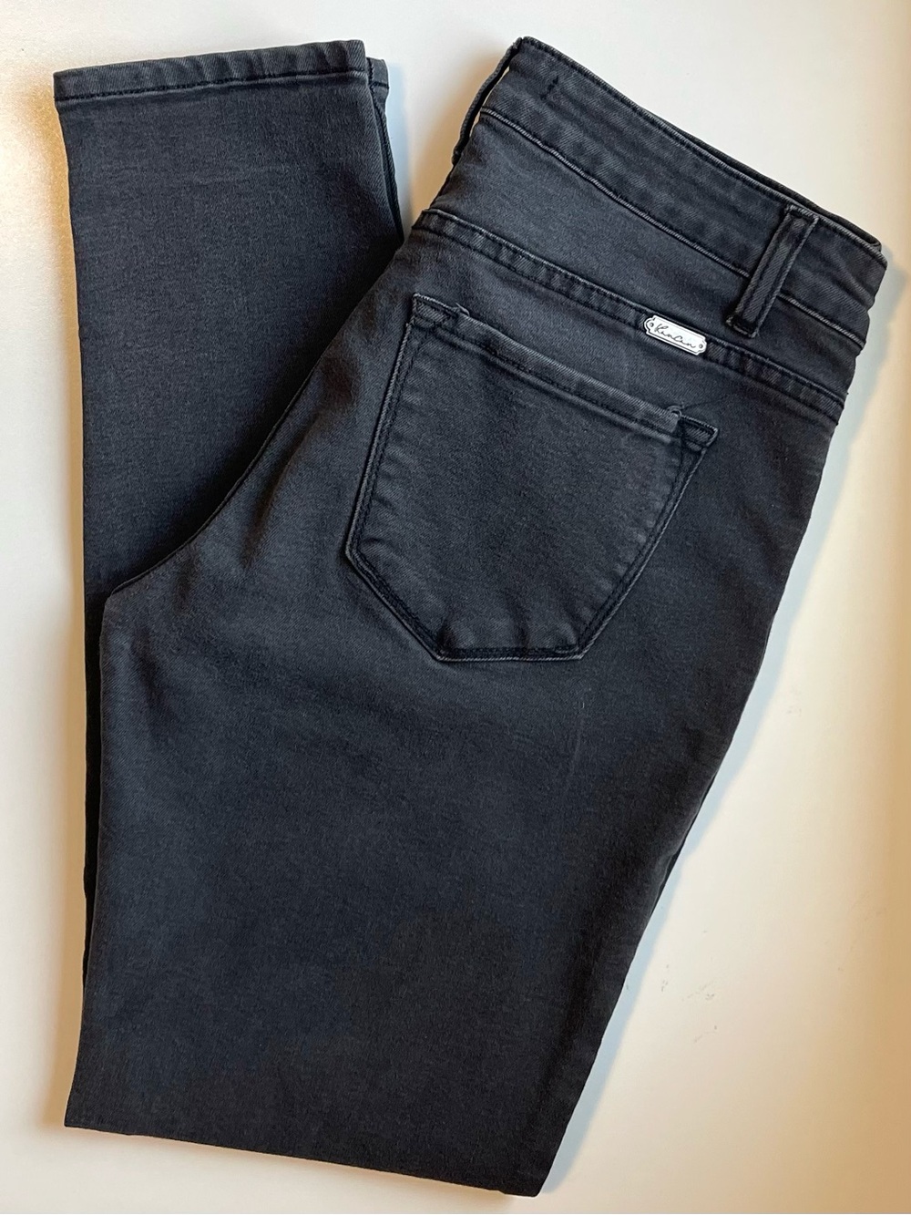 KanCan Black Wash Skinny Jeans - Stretchy and Mid-Rise - Size 11 | 29